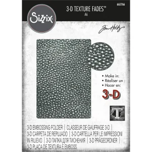 Carpeta deTextura 3D de Tim Holtz - Cuero agrietado