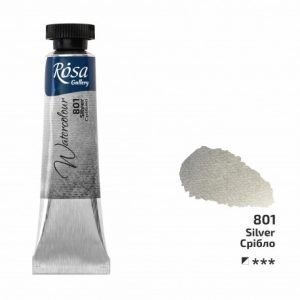 Acuarela ROSA Tubo10 ml 801 - Silver