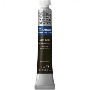 W&N ACUARELA COTMAN 8ml. Negro de Marfil