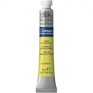 W&N ACUARELA COTMAN 8ml. Tono de Amarillo Limón