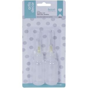PACK 2 BOTELLAS APLICADORAS BOCA ULTRAFINA 30ml. ARTIS DECOR
