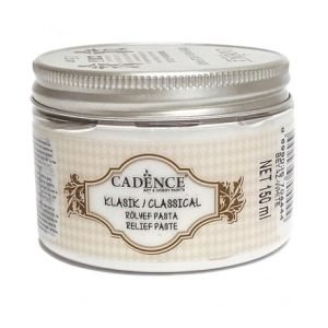 Pasta de Relieve CLÁSICA LISA Cadence, 150 ml.