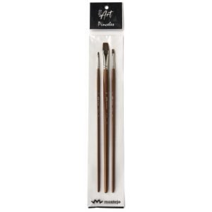 Set pinceles PROART mango largo plano 12.4.0