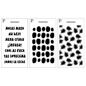 Stencils Vértice Pack 2 Paperinki